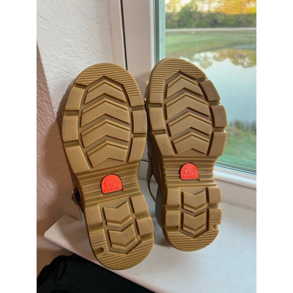 Sorel Roam’n Clog RVT Women’s Shoes NWOB in Tawny Tan and Wood Color Size 6 - Picture 9 of 12